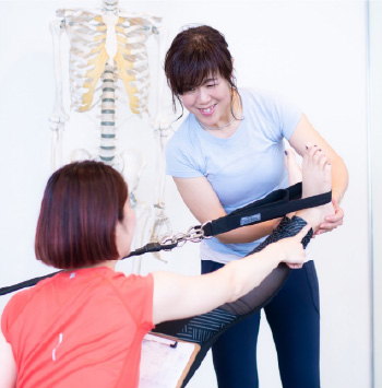 ピラティストレーナー養成コースのマンツーマン指導